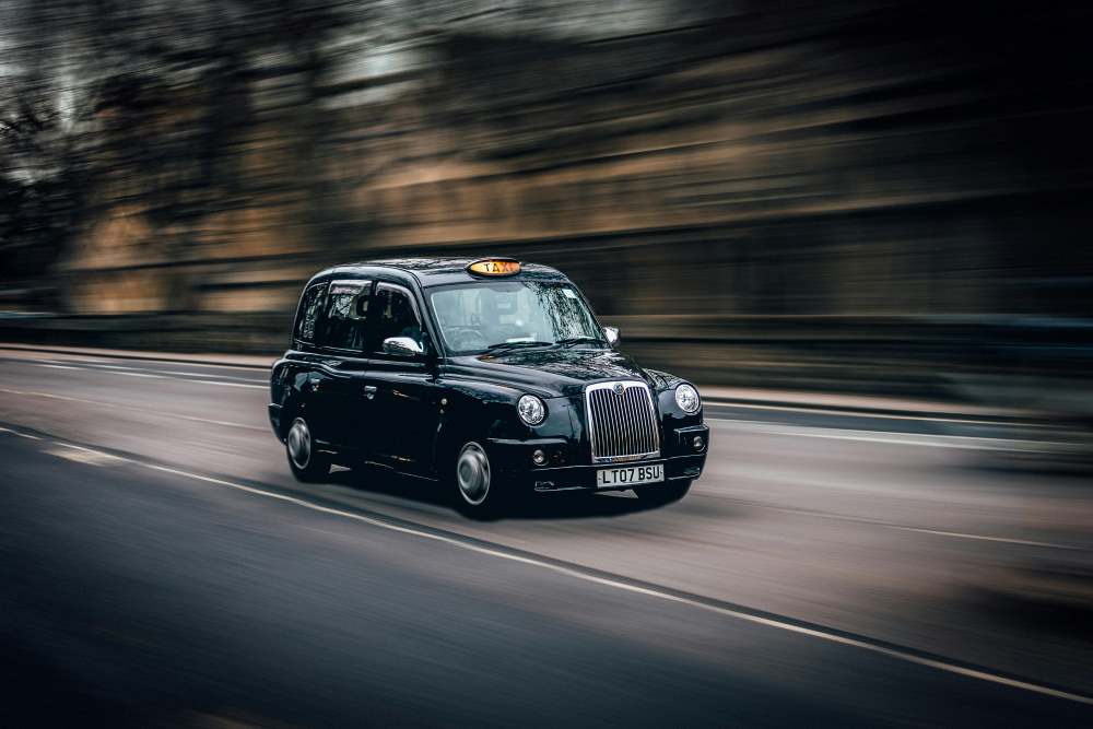 A black cab in London